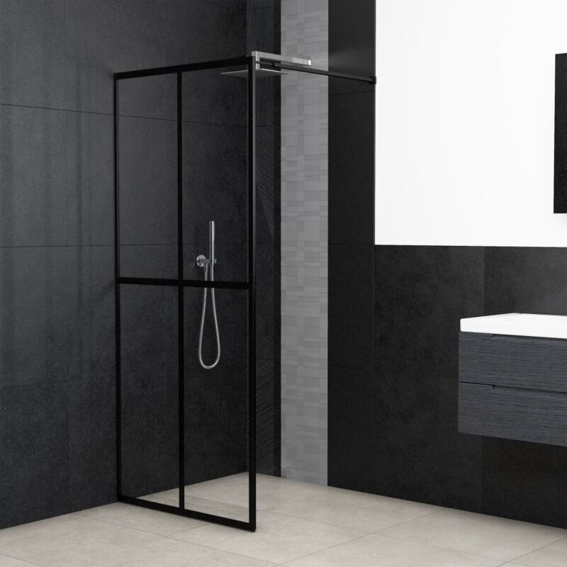 Vidaxl - cran de douche Verre trempé transparent 140x195 cm