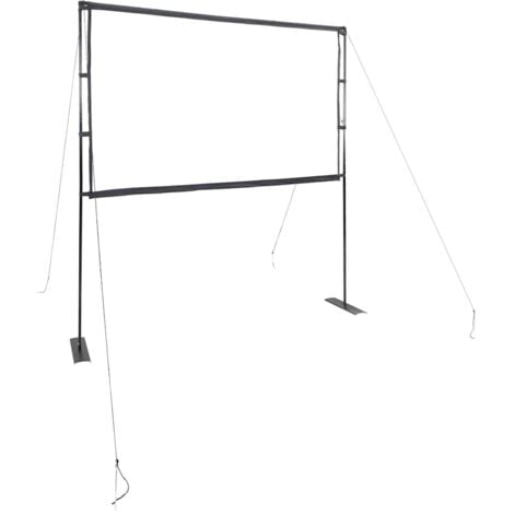 vidaXL Écran de projection avec supports 90 pouces 16:9