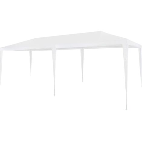 vidaXL Empfangszelt 3x6 m PE Weiß