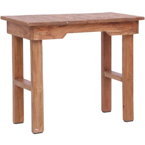 vidaXL End Table 70x35x60 cm Solid Mahogany Wood