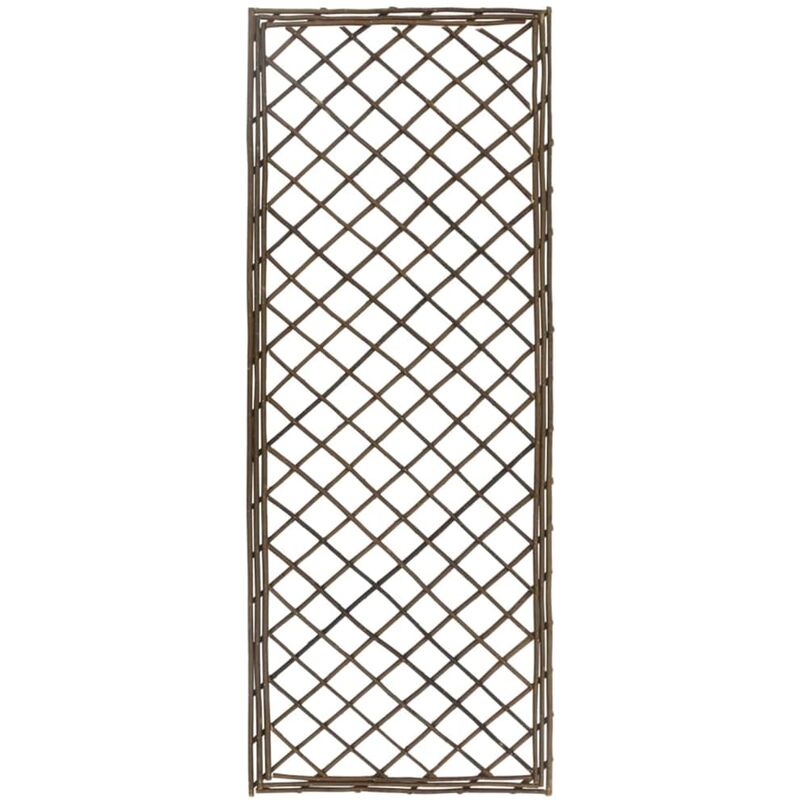 

vidaXL Enrejados de jardín 6 unidades 30x120 cm sauce - Marrón