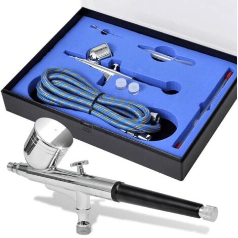 vidaXL Ensemble d\'aérographe Buses de 0,2 / 0,3 / 0,5 mm