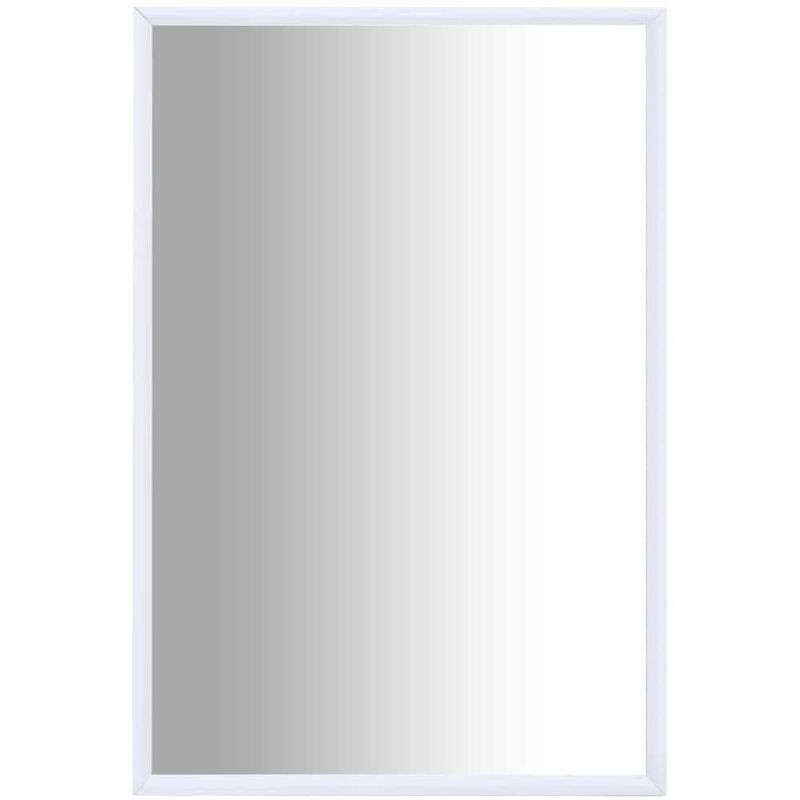 

vidaXL Espejo blanco 60x40 cm - Blanco