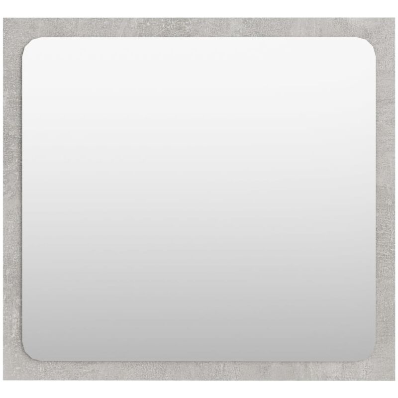

Vidaxl - Espejo de baño aglomerado gris hormigón 40x1,5x37 cm - Gris