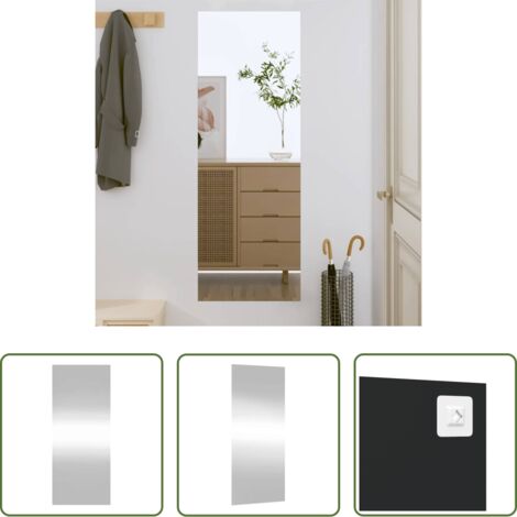 vidaXL Espejo de baño -  Espejo de pared vidrio rectangular 40x100 cm
