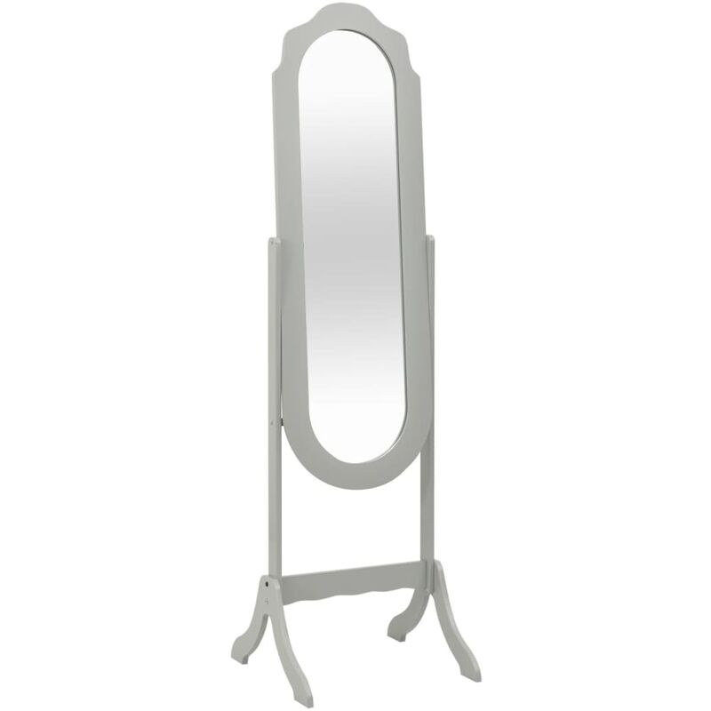 

vidaXL Espejo de pie gris 46x48x164 cm - Gris