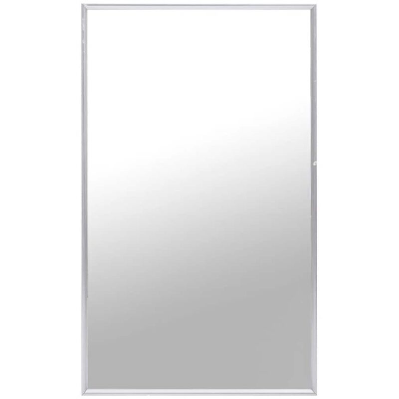 

vidaXL Espejo plateado 100x60 cm - Plateado