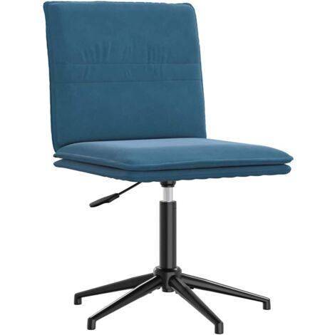 vidaXL Esszimmerstuhl Blau Samt