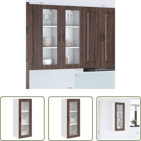 vidaXL Estante de cocina -  Mueble de Cocina con estante Roble Marrón 40 x 31 x 100 cm
