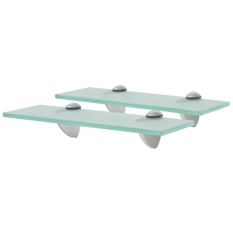 

vidaXL Estante Flotante Vidrio 8 mm 30x20 cm 2 Unidades - Transparente
