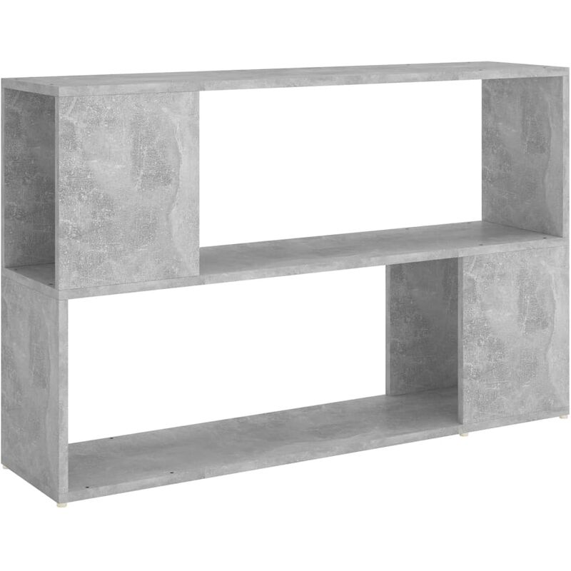 

vidaXL Estantería de aglomerado 100x24x63 cm gris hormigón - Gris
