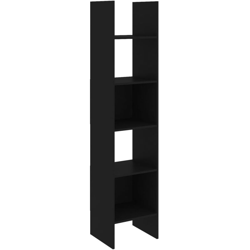 

vidaXL Estantería de aglomerado 40x35x180 cm negro - Negro