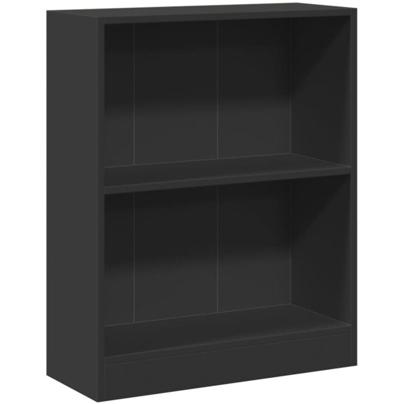 

vidaXL Estantería de Aglomerado Negro 60x24x74,5 cm - Negro