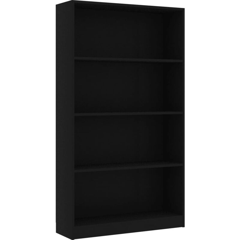 

vidaXL Estantería de Aglomerado Negro 80x24x142 cm - Negro