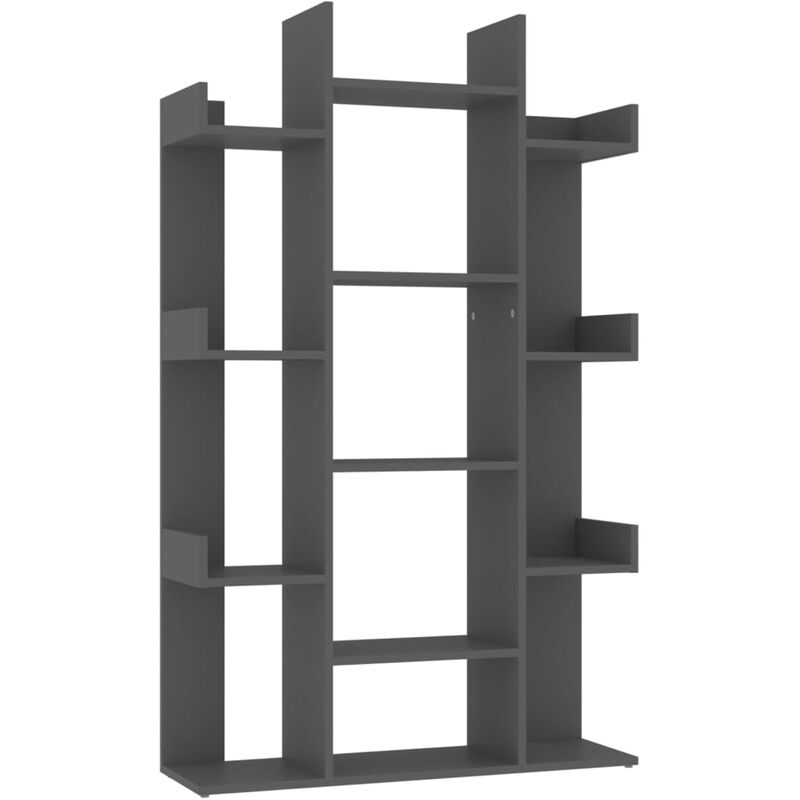 

vidaXL Estantería de aglomerado 86x25,5x140 cm gris - Gris