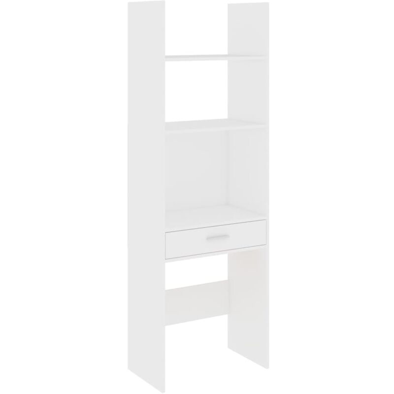 

vidaXL Estantería de aglomerado 60x35x180 cm blanco - Blanco