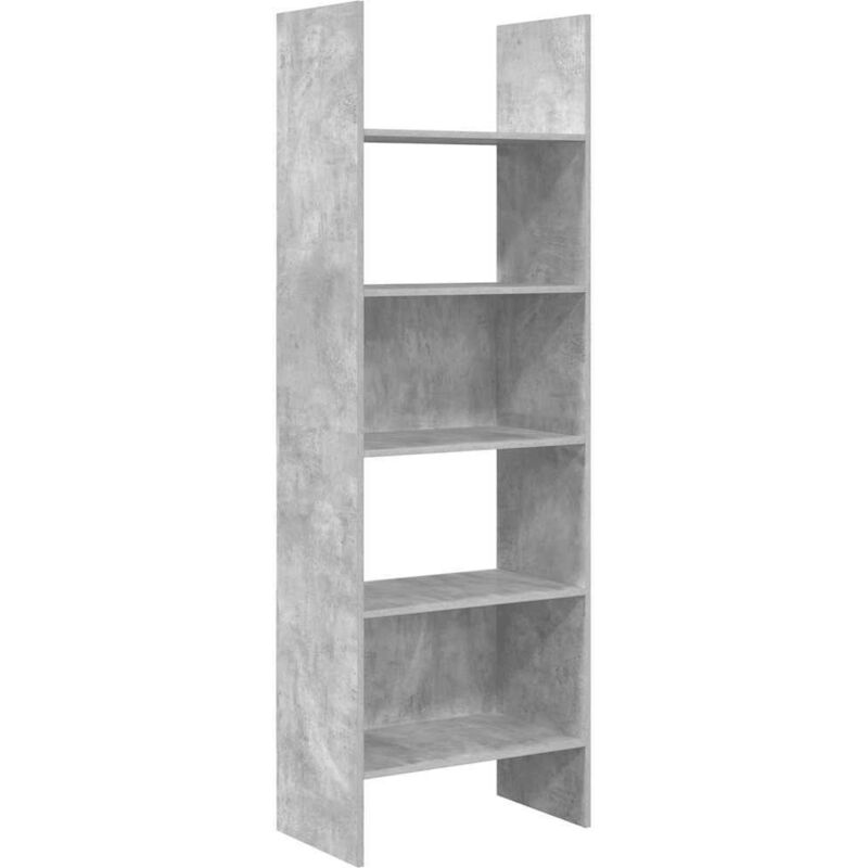 

vidaXL Estantería de aglomerado 60x35x180 cm gris hormigón - Gris