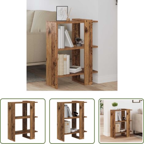 vidaXL Estantería de madera -  Estante de libros Madera vieja 52 x 25 x 71,5 cm