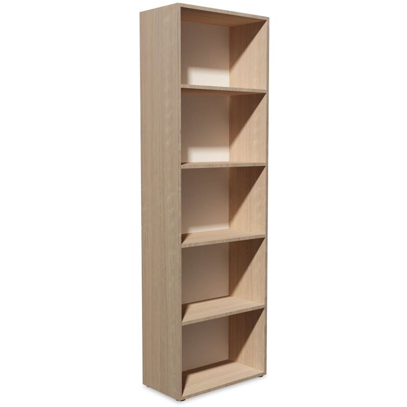 

vidaXL Estantería de Madera Prensada 60x31x190 cm Roble - Marrón