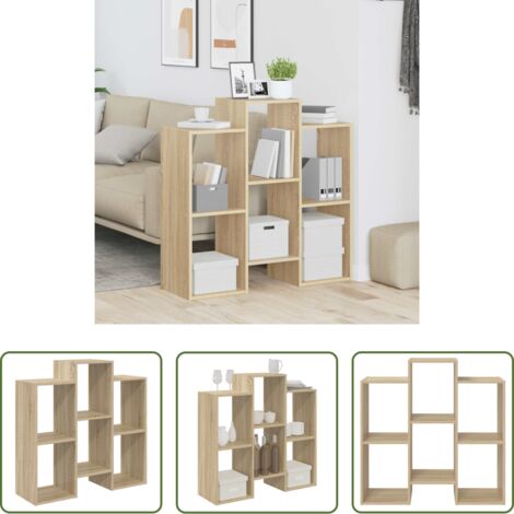 vidaXL Estantería moderna -  Aparador Roble Sonoma 90 x 30 x 90 cm
