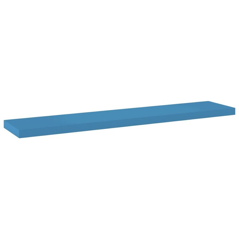 

vidaXL Estante flotante de pared azul MDF 120x23,5x3,8 cm - Azul