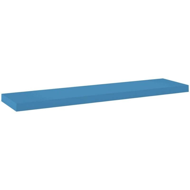 

vidaXL Estante flotante de pared azul MDF 100x23,5x3,8 cm - Azul