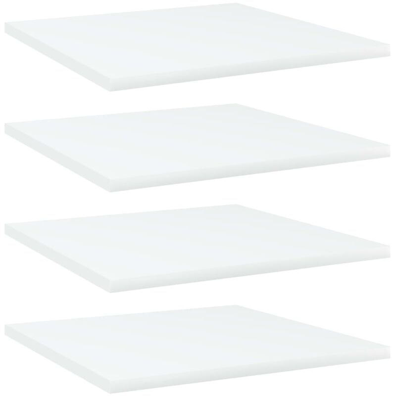 

vidaXL Estantes para estantería 4 uds aglomerado blanco 40x40x1,5 cm - Blanco