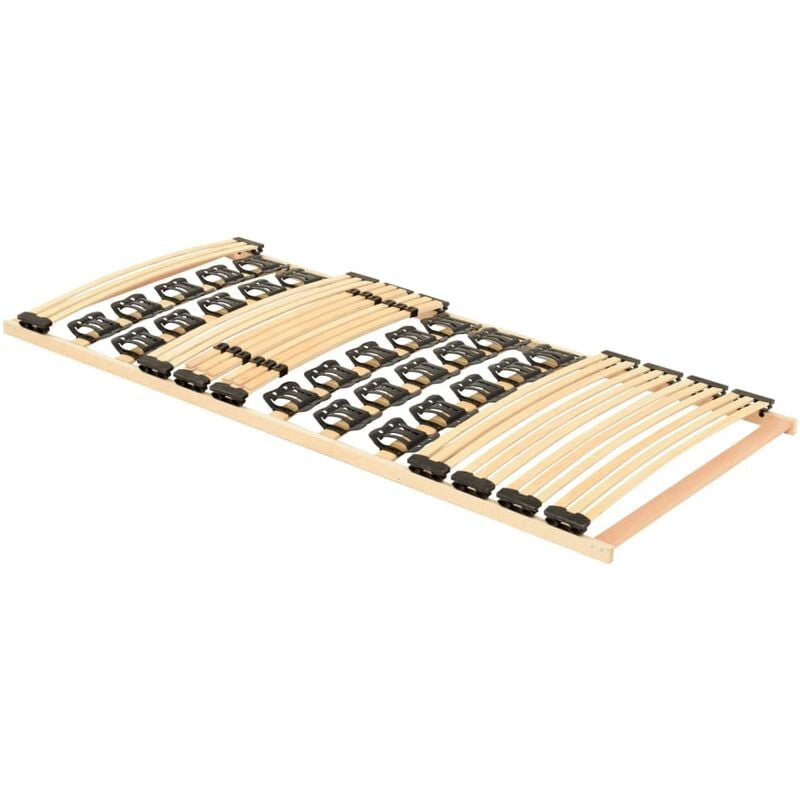 

Estructura de cama con 38 lamas 120x200 cm - Marrón - Vidaxl