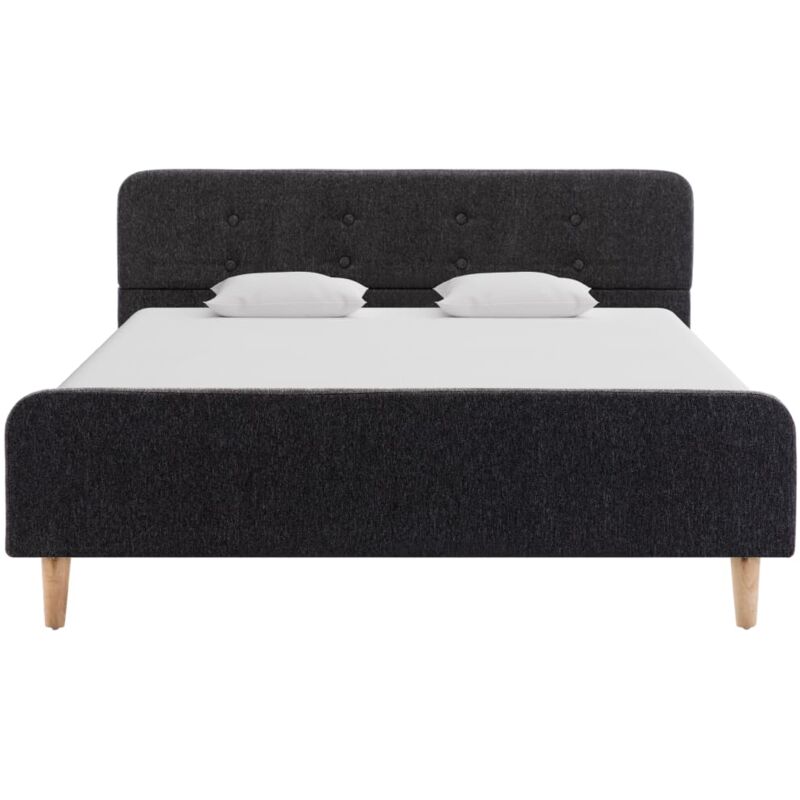 

vidaXL Estructura de Cama de Arpillera Gris Oscuro 120x200 cm - Gris