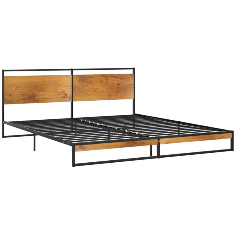 

Estructura de cama de metal 180x200 cm - Negro - Vidaxl
