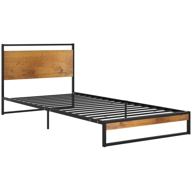 

Estructura de cama de metal 100x200 cm - Negro - Vidaxl