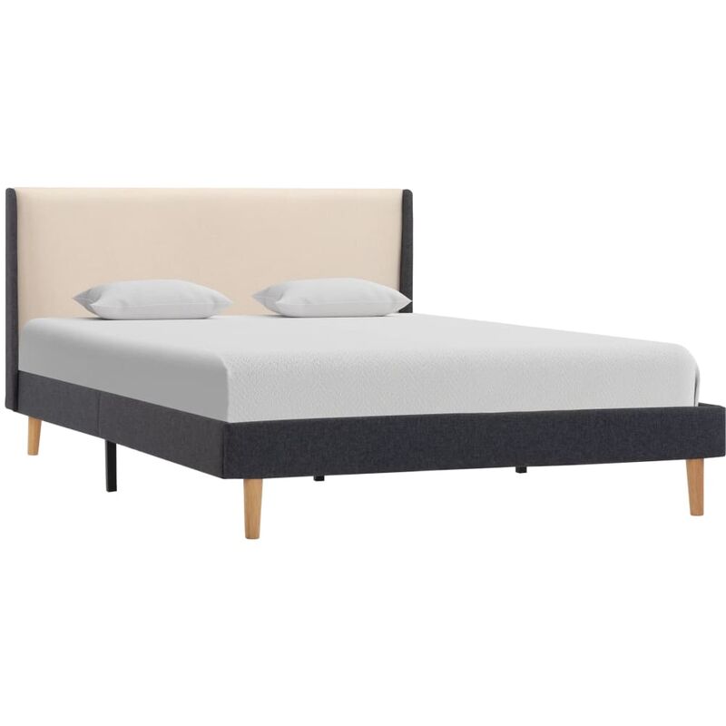 

Estructura de Cama de Tela Crema 120x200 cm - Crema - Vidaxl