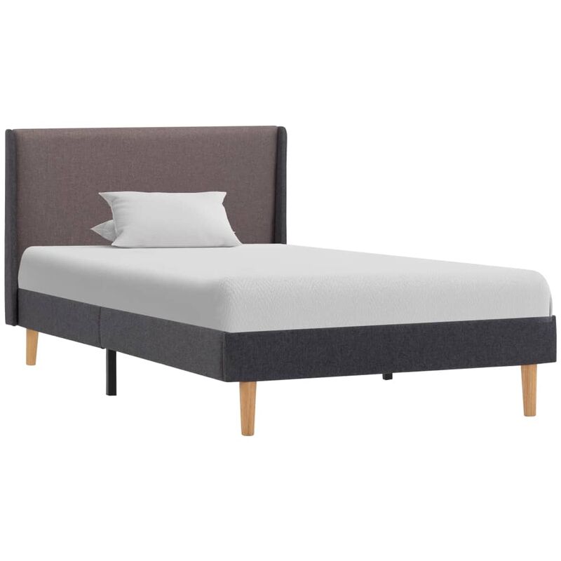 

Estructura de Cama de Tela Gris Topo 100x200 cm - Gris Topo - Vidaxl