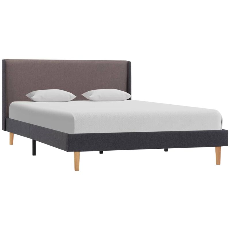 

Estructura de Cama de Tela Gris Topo 140x200 cm - Gris Topo - Vidaxl