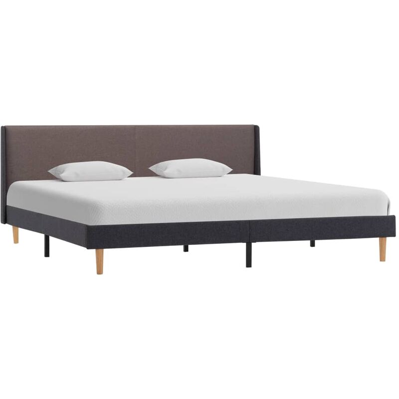 

Estructura de Cama de Tela Gris Topo 160x200 cm - Gris Topo - Vidaxl