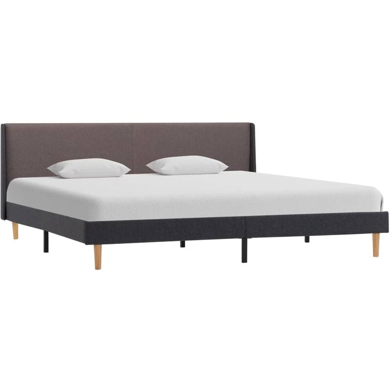 

Estructura de Cama de Tela Gris Topo 180x200 cm - Gris Topo - Vidaxl