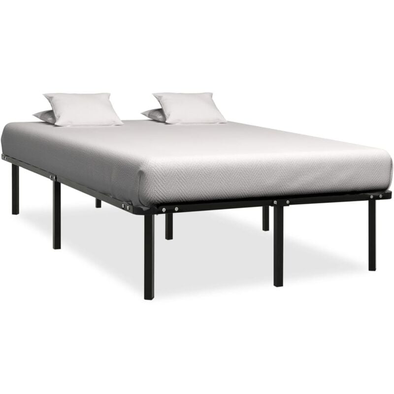 

Estructura de Cama de Metal Negro 200x200 cm - Negro - Vidaxl