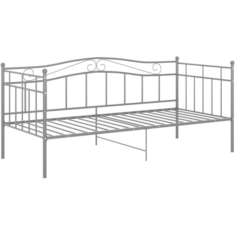 

Estructura de sofá cama de metal 90x200 cm gris - Gris - Vidaxl