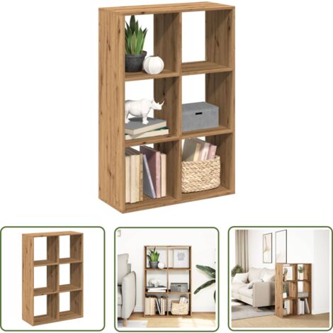 vidaXL Étagère séparatrice de pièce chêne artisanal 69,5x29x103,5 cm