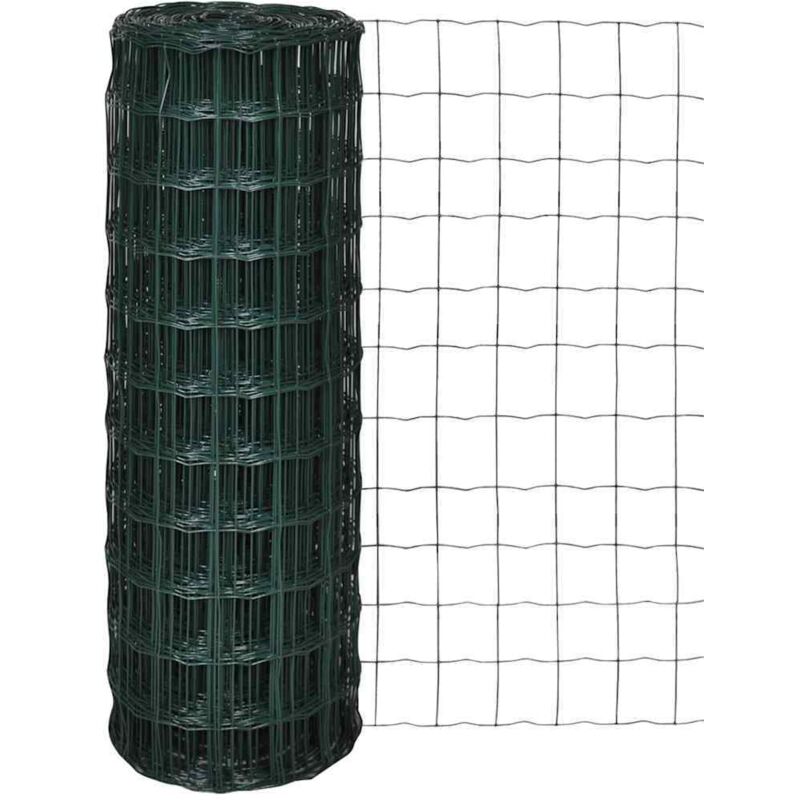 Euro Fence Steel 10x1.0 M Green Vidaxl
