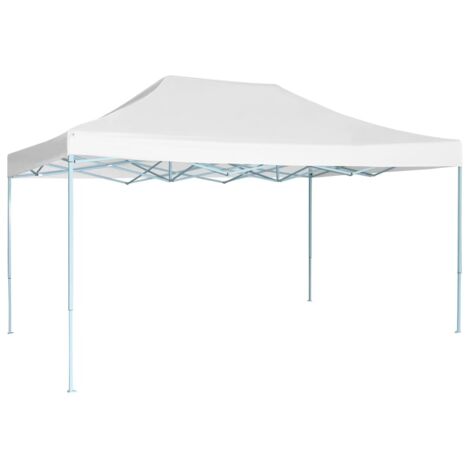 vidaXL Faltzelt 3x4,5 m Weiß