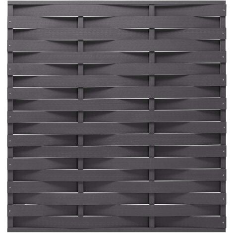 main image of "vidaXL Fence Panel WPC 170x180 cm Grey - Grey"