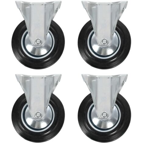 vidaXL Feststellrollen 4 Stück 160 mm