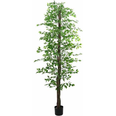 vidaXL Ficusbaum Künstlich 2016 Blätter 300 cm Grün