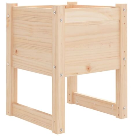 vidaXL Fioriera 40x40x52,5 cm in Legno Massello di Pino
