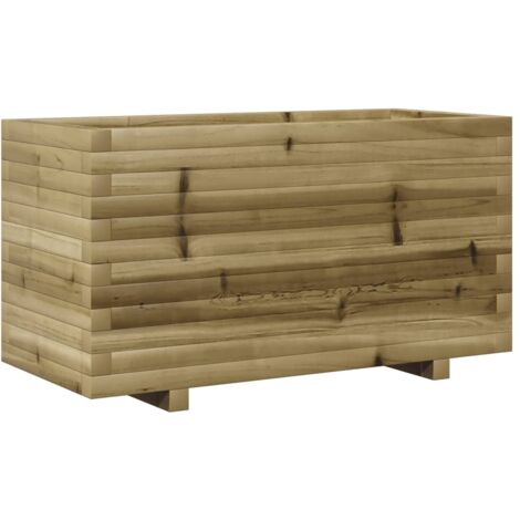 vidaXL Fioriera da Giardino 90x40x49,5 cm in Legno di Pino Impregnato