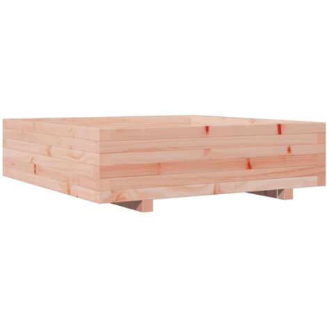 vidaXL Fioriera da Giardino 90x90x26,5 cm in Legno Massello di Douglas