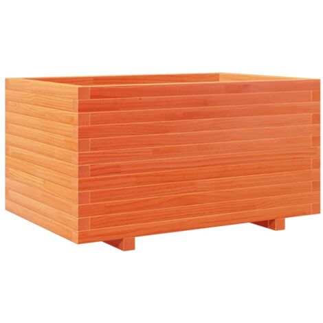 vidaXL Fioriera Giardino Marrone Cera 90x60x49,5cm Legno Massello Pino
