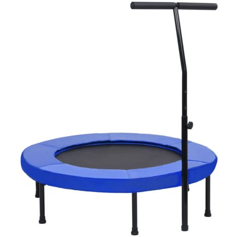 vidaXL Fitness-Trampolin mit Griff und Sicherheitspolster 102cm