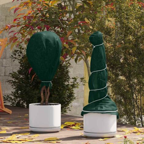 vidaXL Fleece per Piante di Protezione dal Gelo Verde 20 x 1,6 m